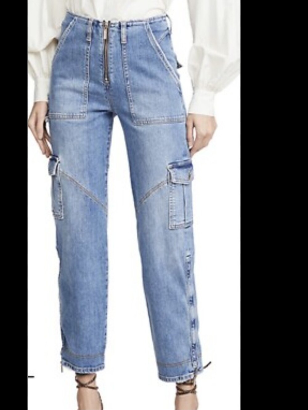 Jonathan Simkhai (REVOLVE) $315 Payton Cargo Jeans
